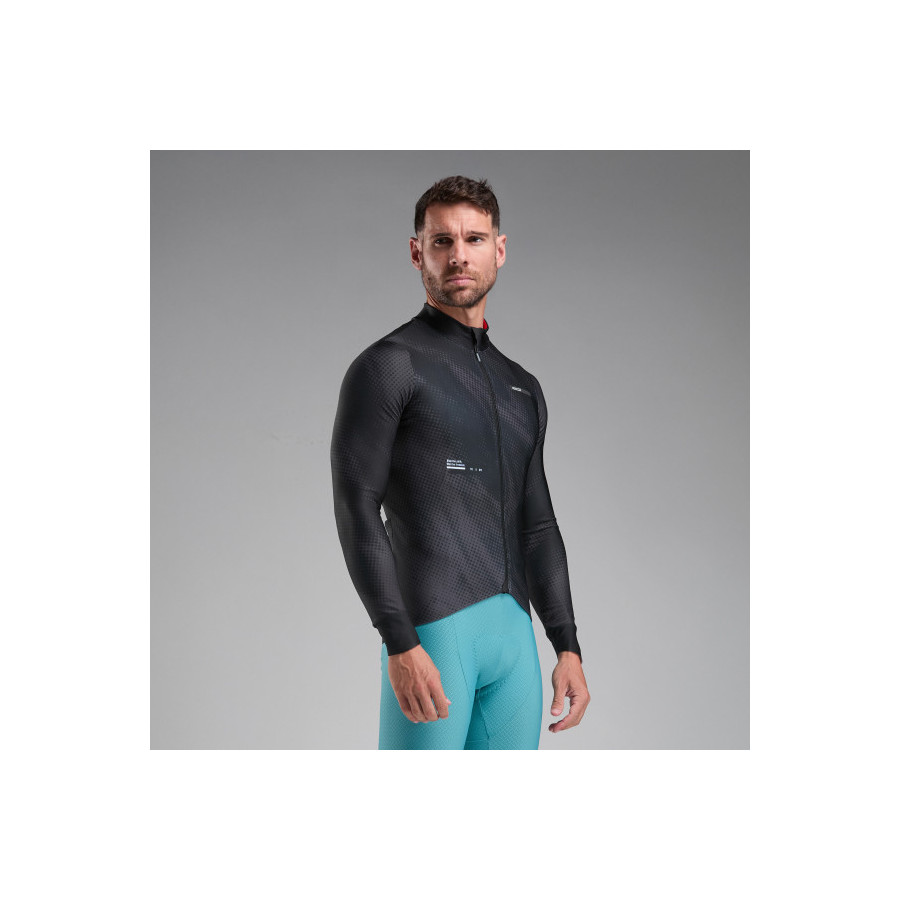 Maillot manches longues EKOI Perf Tie & Dye Noir