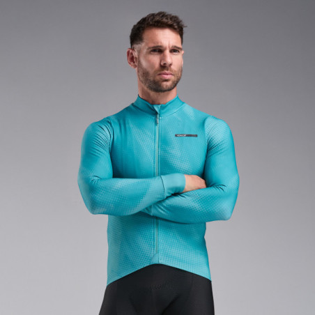 Maillot manches longues EKOI Perf Tie & Dye Vert