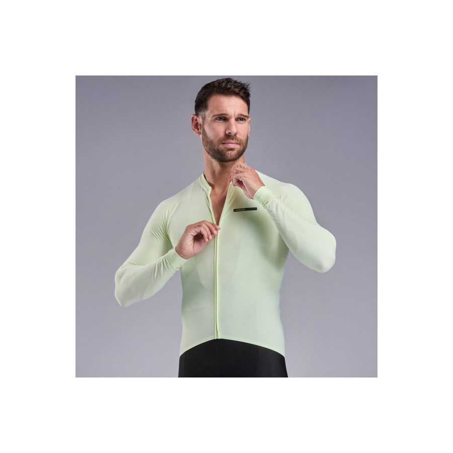 Maillot manches longues EKOI Racing Supersoft Lime
