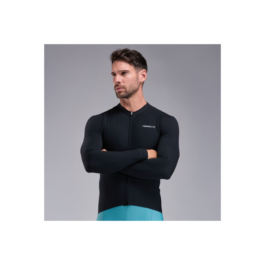 Maillot manches longues EKOI Racing Supersoft Noir