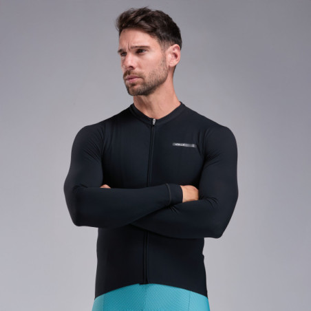Maillot manches longues EKOI Racing Supersoft Noir