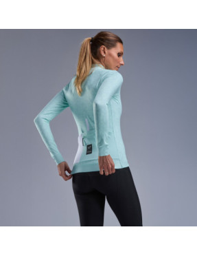 Maillot manches longues Femme EKOI Perf Leo Sauge