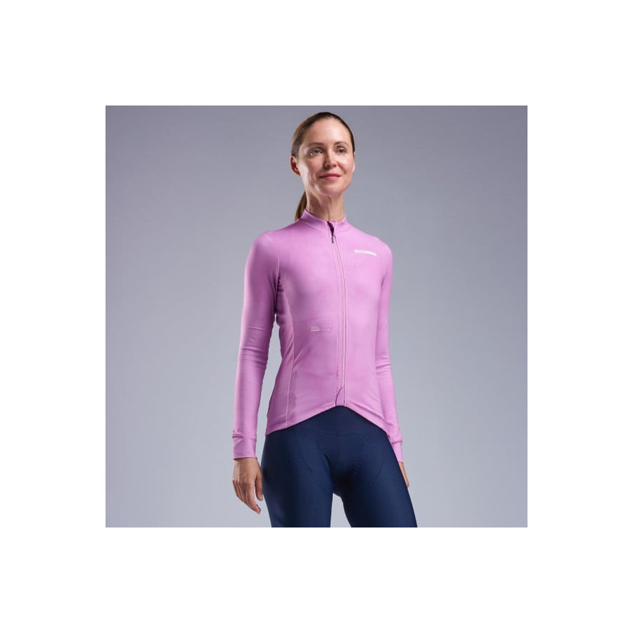 Maillot manches longues Femme EKOI Perf Tie & Dye Mauve