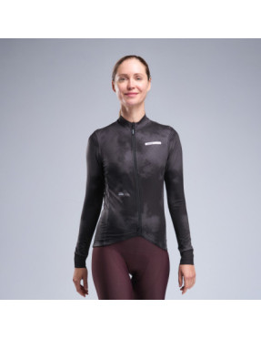 Maillot manches longues Femme EKOI Perf Tie & Dye Noir