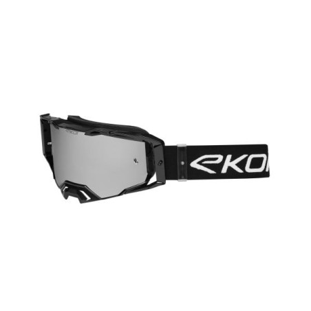 Masque EKOI Perf MTB Blanc Mirror Silver