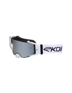 Masque EKOI Perf MTB Noir Mirror Silver