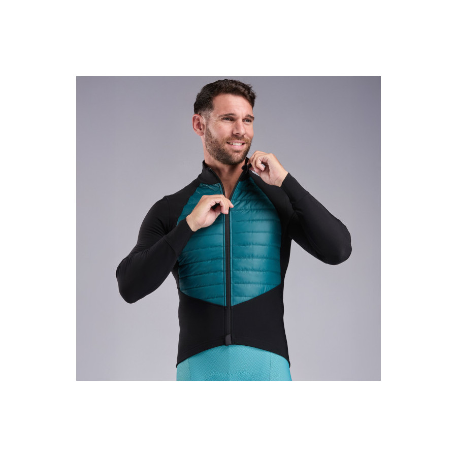 Veste thermique EKOI Perf Elegance Noir/Bleu