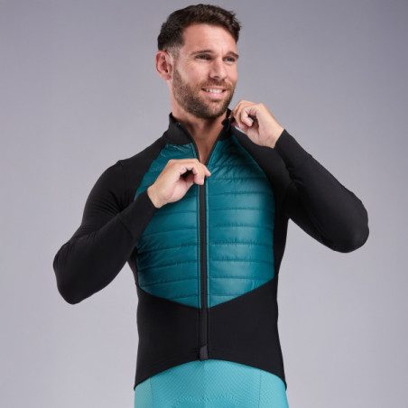 Veste thermique EKOI Perf Elegance Noir/Bleu