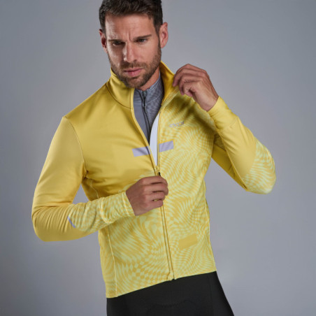 Veste thermique EKOI Perf Graphic Jaune