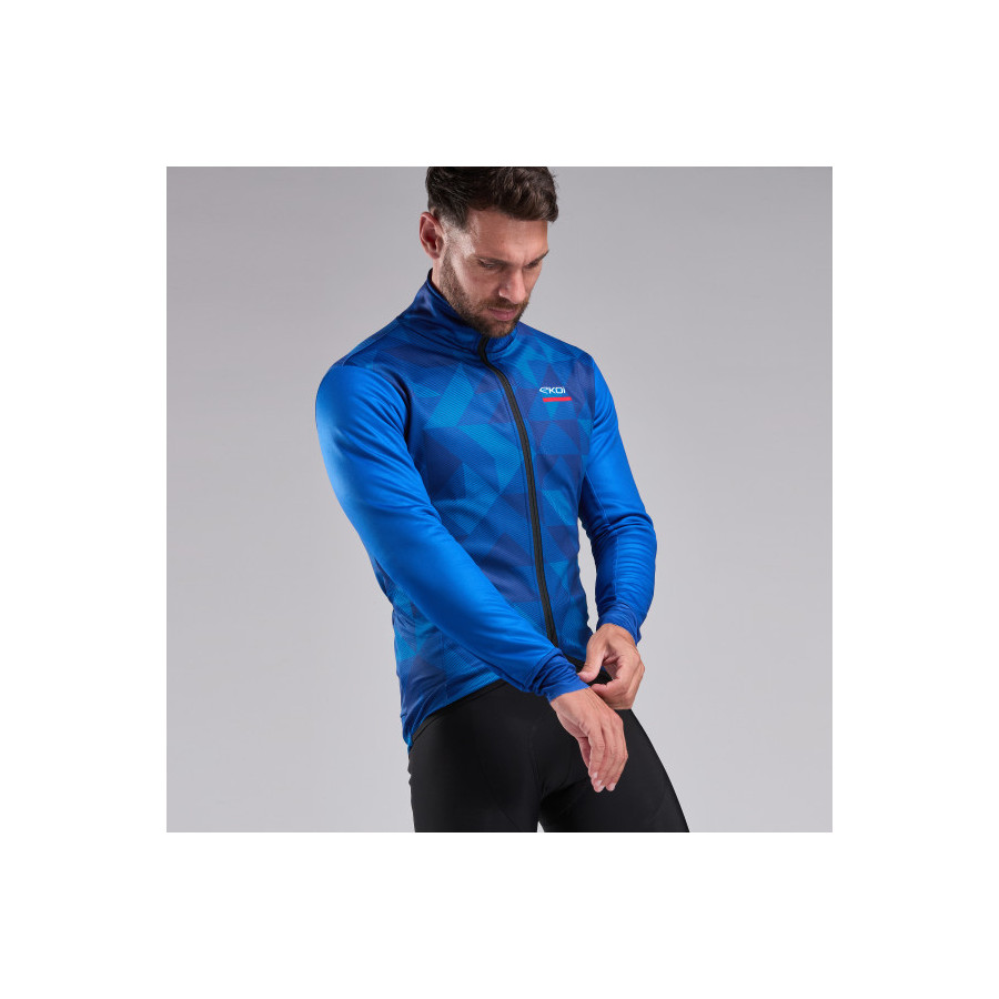 Veste thermique EKOI Polygone Bleu