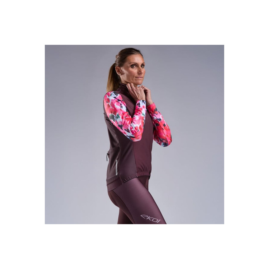 Veste thermique Femme EKOI Perf Orchid Bordeaux