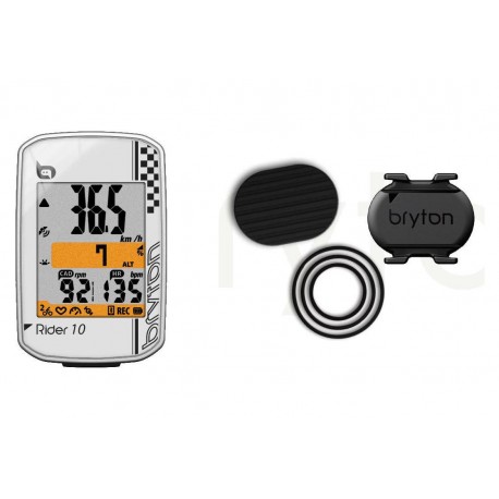 Compteur GPS Bryton Rider 10 C + Capteur Cadence