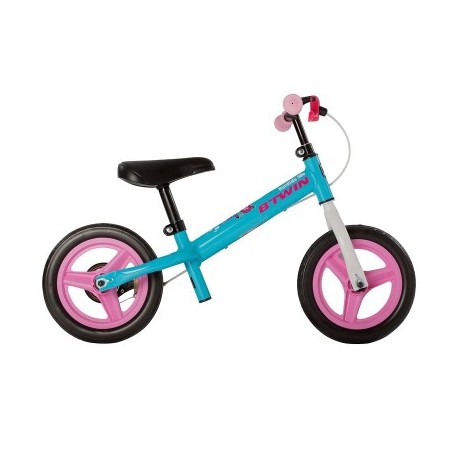 Draisienne B'TWIN RUN RIDE 500 Bleu/Rose