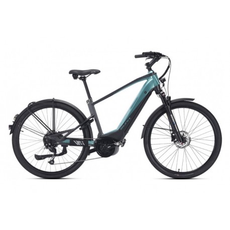 Vélo de Ville Electrique SUNN Urb Sleek Noir/Turquoise 2022